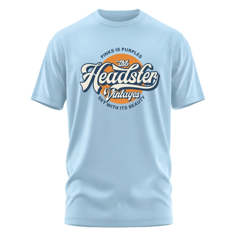 2023 New Summer T-Shirt Old Shcool Vintage Printed Tees for Men Women Oversized Cotton Tops