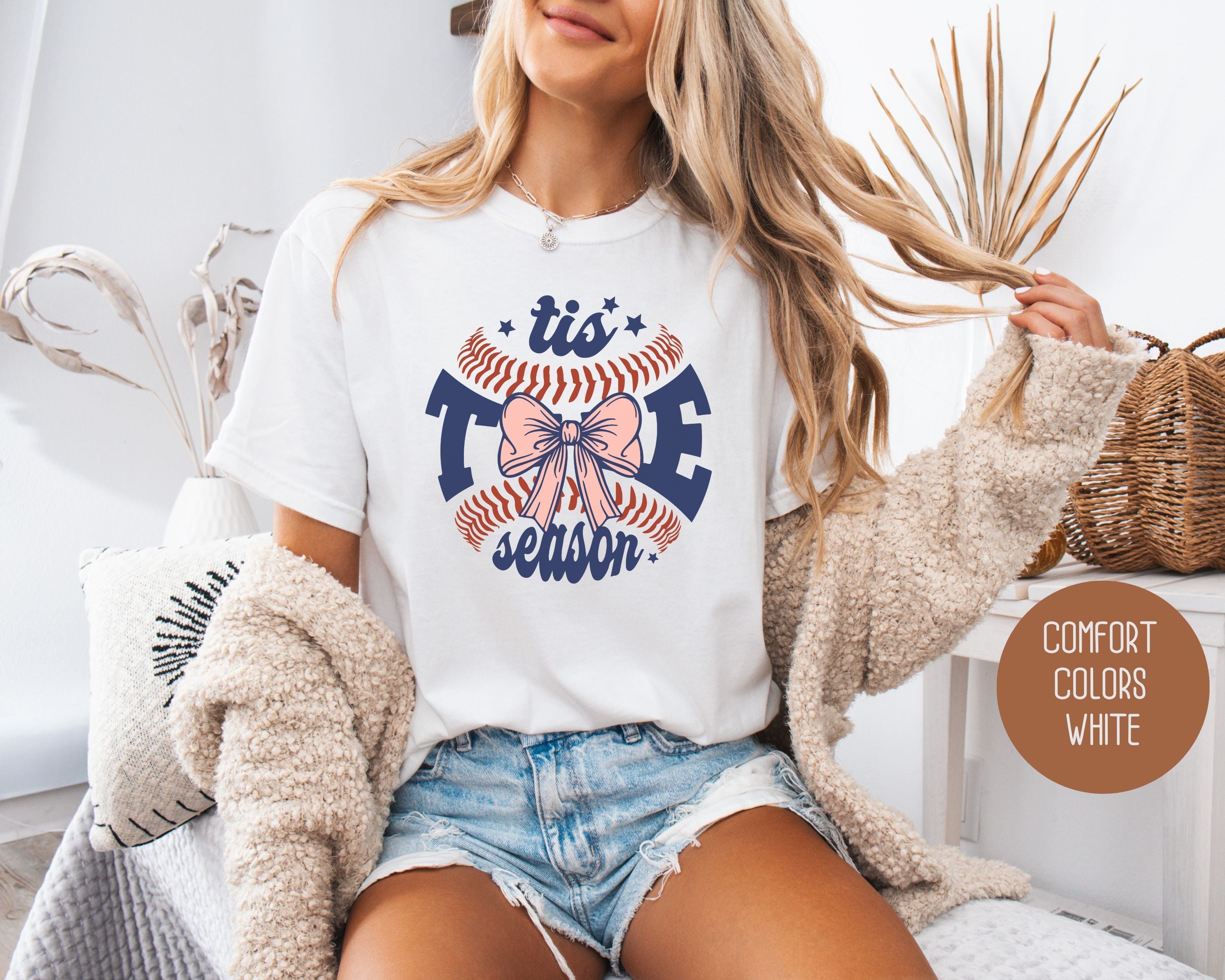 Tis the Season for Baseball Comfort Colors Shirt