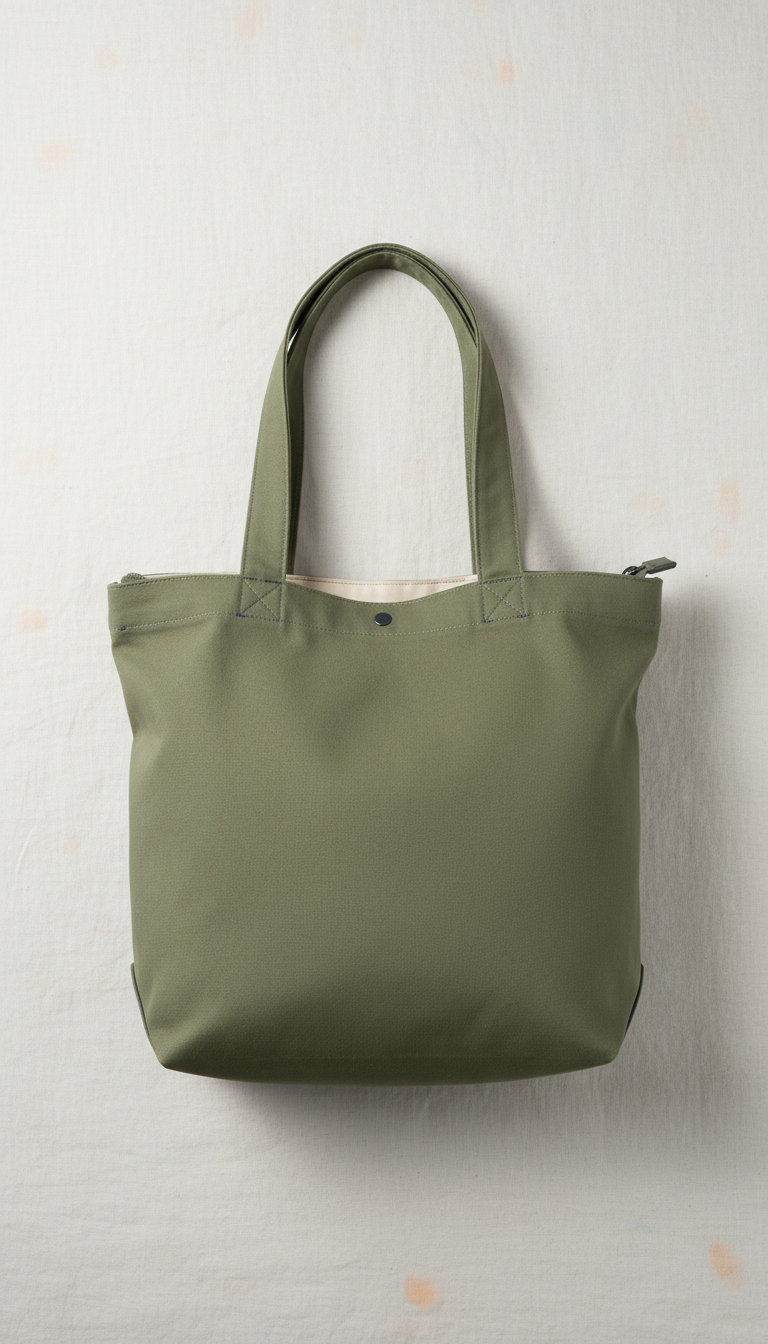 Olive Green Everyday Tote Bag